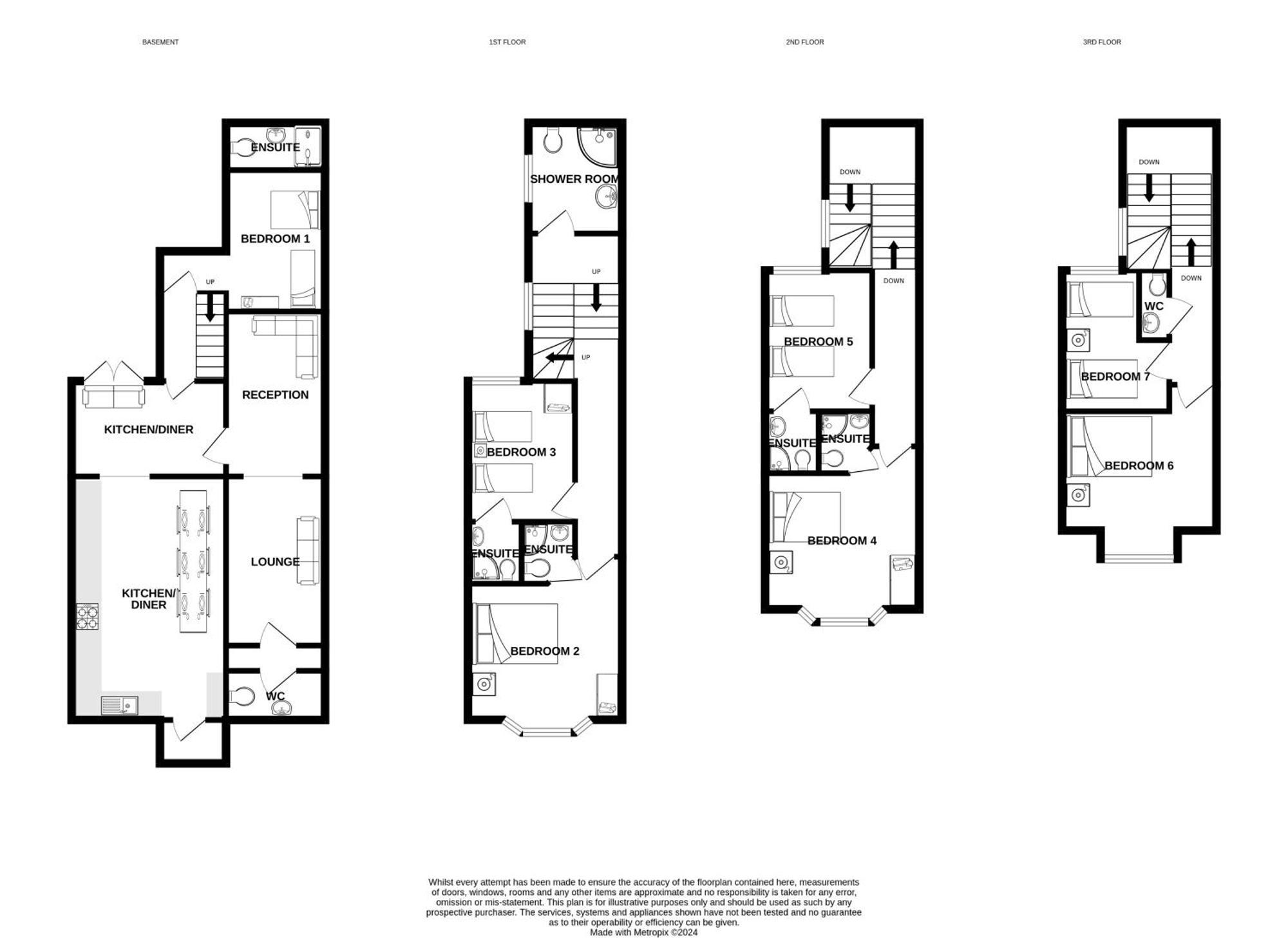 Villa 7 Bed House Brighton Exterior foto